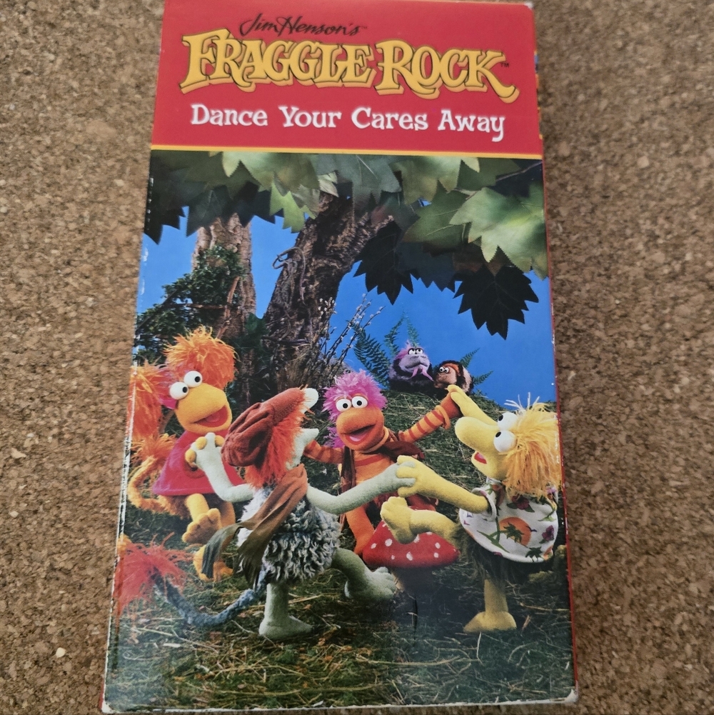 Jim Henson's Fraggle Rock Dance Your Cares Away VHS Tape 2004 Kids Live